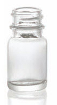 50/70 ml diagnosefles, helder, type 1 geblazen glas